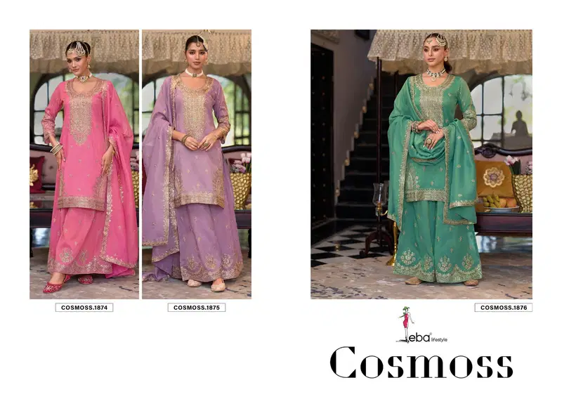 Eba Cosmoss Shimmer Embroidered Salwar Kameez Collection